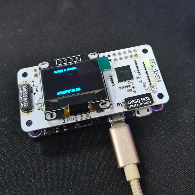 점보스팟 미니 화이트 MMDVM HS 듀얼 햇 듀플렉스 RX TX UHF VHF 핫스팟 보드, 라즈베리 파이용 OLED 디스플레이