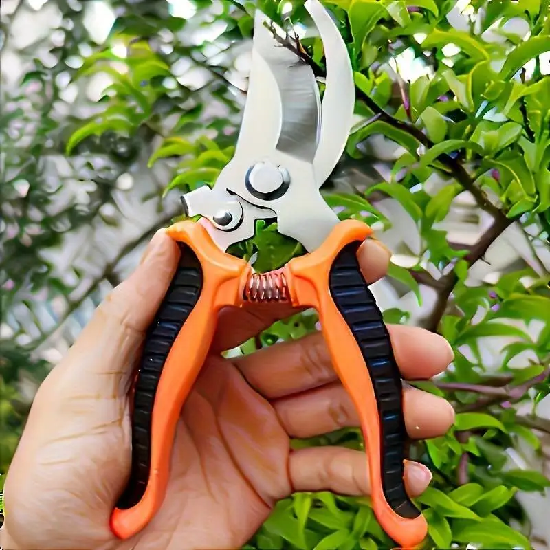 1PC Random Color Garden Pruning Shears Stainless Steel Bypass Hand Pruner Sharp Branch Cutter Gardening Scissors for Flowers Ros