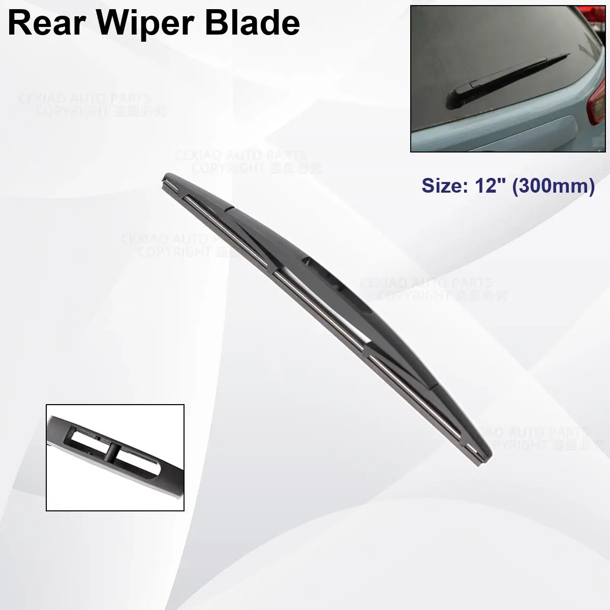 For Subaru XV MK4 Crosstrek GP 2012 - 2016 Car Front Rear Wiper Blades Soft Rubber Windscreen Wipers Auto Windshield 26