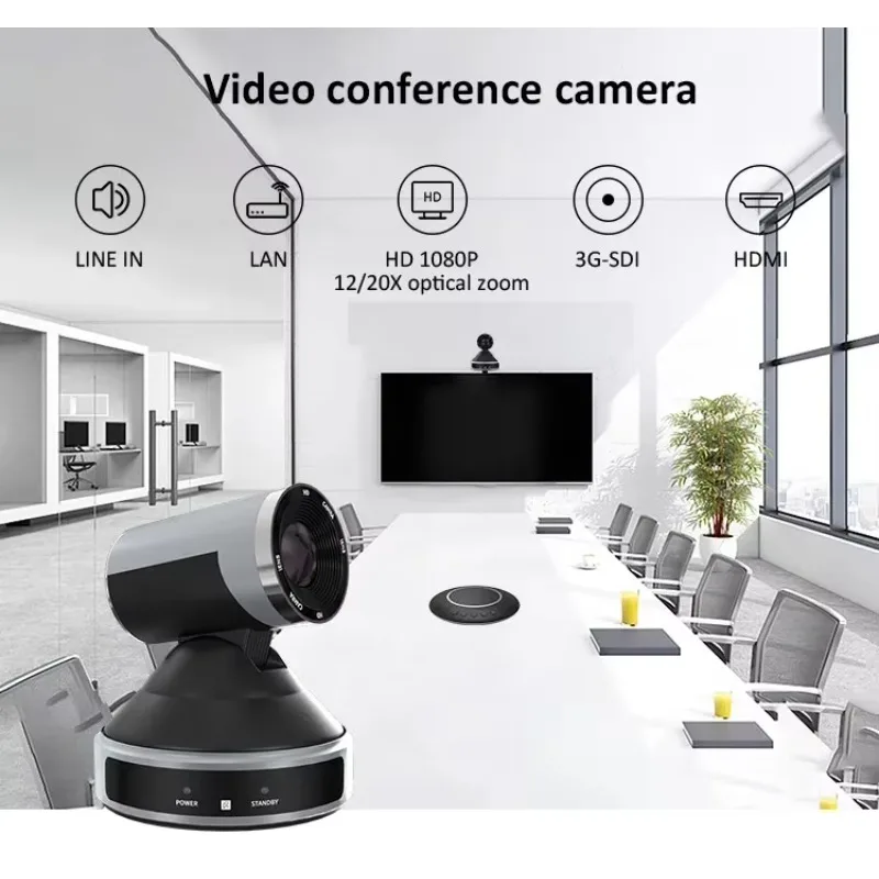 

2025 JJTS KATO 20X Optical Zoom Sdi Usb3.0 Ip HDMI Video Conference Camera For Tele-medicine Live Streaming
