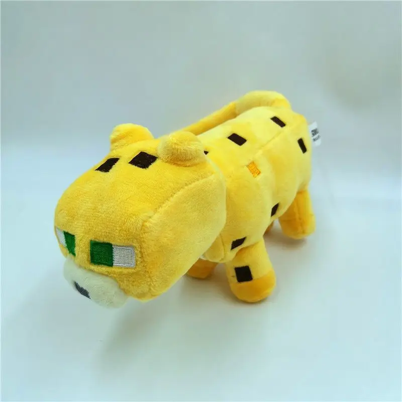 24-45 ซม.เกม MC ตุ๊กตาเด็กตุ๊กตาของเล่นหมาป่า Ocelot Baby Enderman ตุ๊กตาสัตว์ของเล่นตุ๊กตาเด็กของขวัญเด็ก