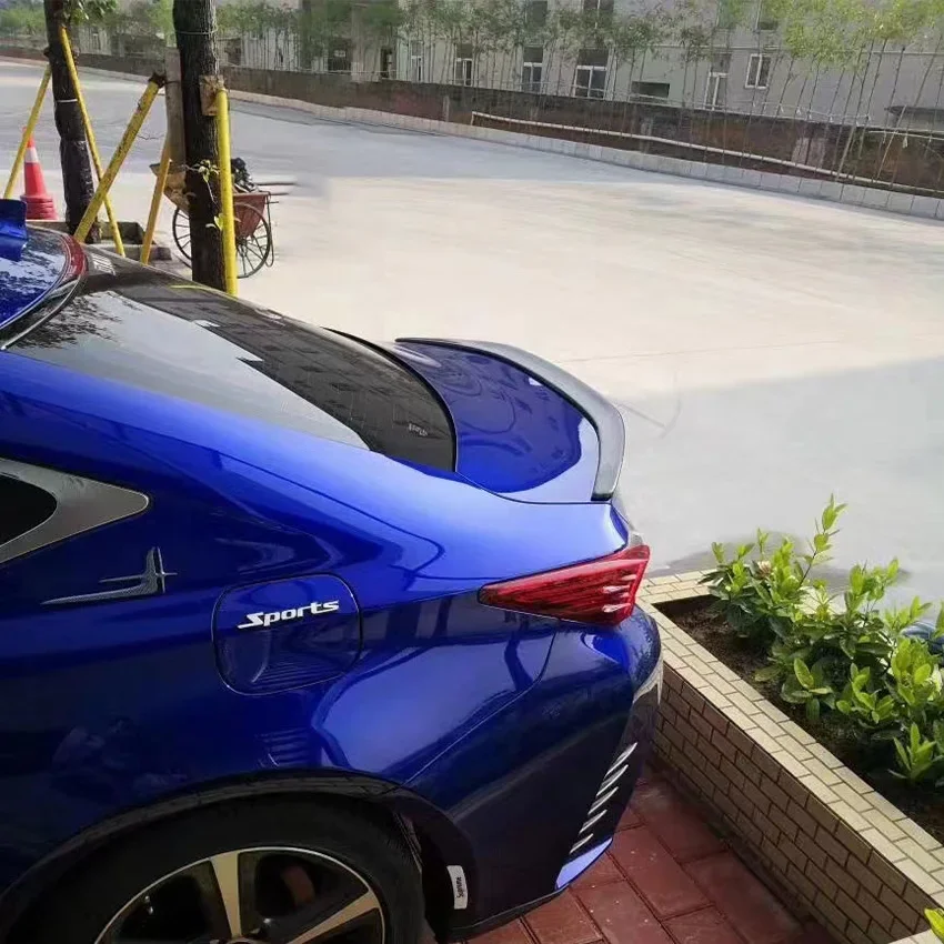 ل 2015-2020 لكزس RC RC200T RC300 RC350 F-Sport الخلفي سبويلر الجناح الخلفي الجذع الذيل الجناح بوديكيت ضبط الذيل قطع غيار السيارات