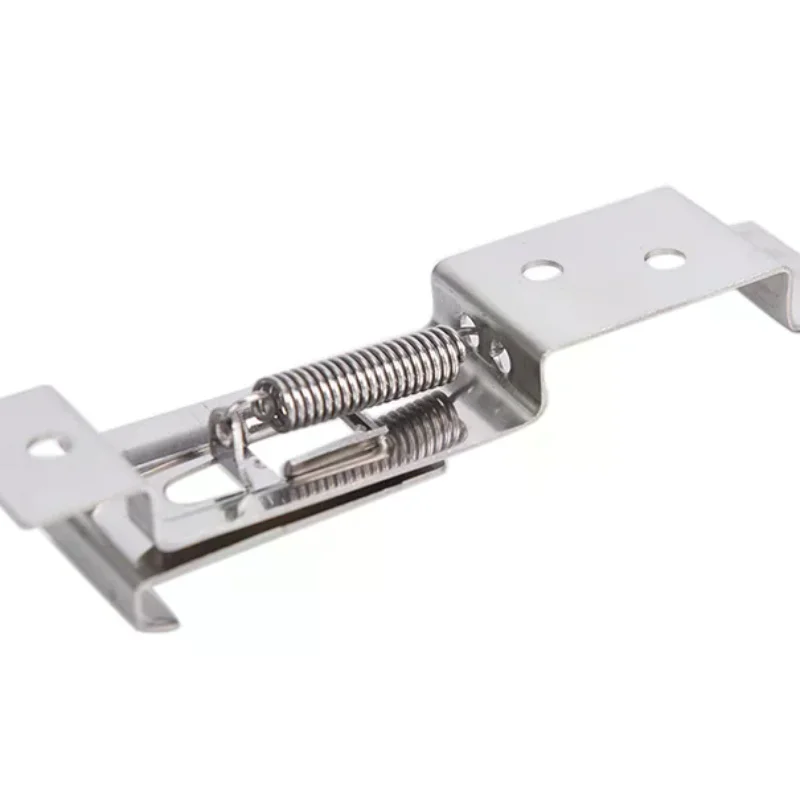 

2X European Car License Number Plate Frame Holder Trailer Clips Spring Bracket