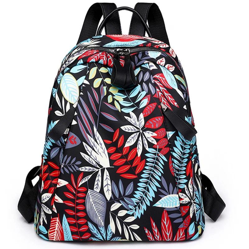 High Quality Splashproof Nylon Backpacks Large Capacity Women's Travel SchoolBags Luxurious Women's Designer Printed Backpacks