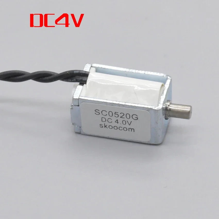 DC4V 100MA 0.4W Micro electromagnetic valve one-position one-pass normally open air exhaust valve,massage equipment