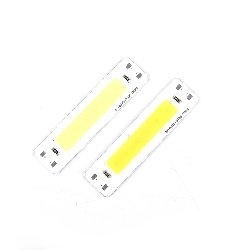 New 1Pcs 5V Input COB LED Bulb Strip Light Source For DIY USB Led Lighting 2W Bar Lamp Chip Warm Cold White