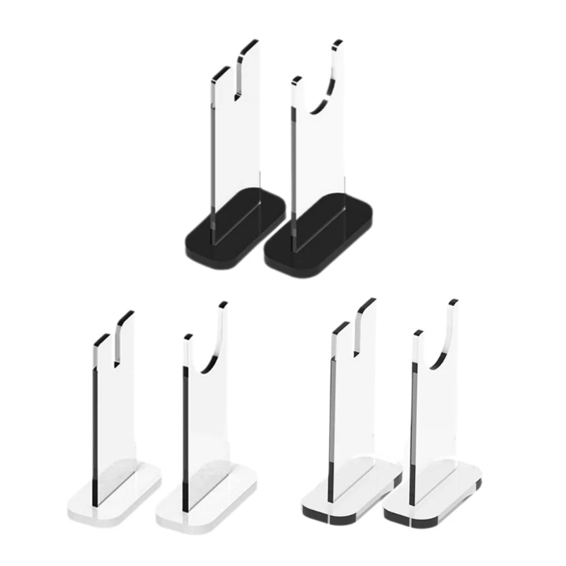 Clear Acrylic Cutlery Display Stand High Transparenly Cutlery Holder Rack Pair Dropship