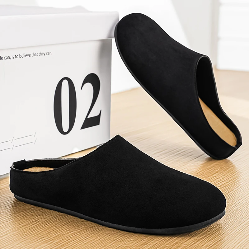 Men's casual slip-on slippers summer new soft-sole anti-slip outdoor breathable light youth fashion sports open-heel slippers