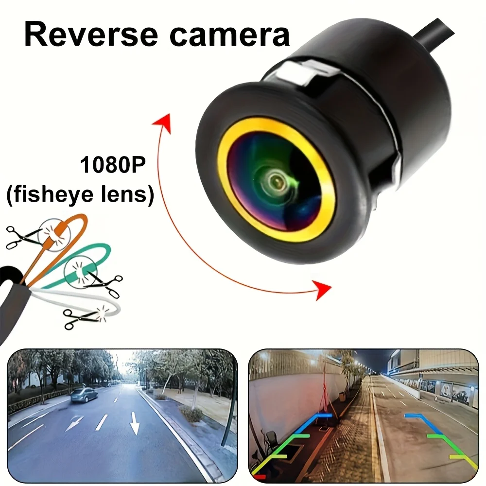 Universelle 1080P HD Rückfahrkamera mit Fischaugen-Goldlinse, Weitwinkelansicht mit CVBS |   AHD Umschaltbare Optionen