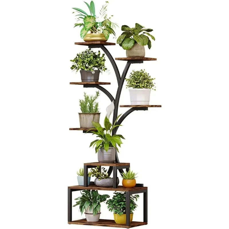 

Plant Stand Indoor Plant Shelf,56.5" Tall Plant Stand for Indoor Plants Multiple,Metal Flower Holder,Plant Rack for
