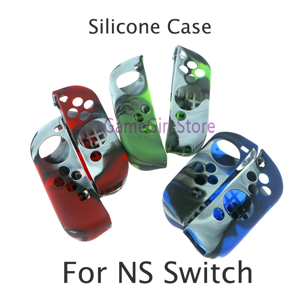 Juste en silicone de remplacement pour console Switch NS NX PomerCon, étui de protection en caoutchouc, CamSolomon, 10 ensembles