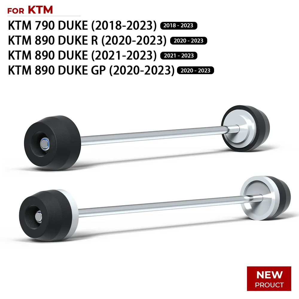 

KTM 790 Duke (2018-2023)Anti-collision Slider Accessories For KTM Motorcycle Front Rear Axle Fork Crash Slider Parts accesorios