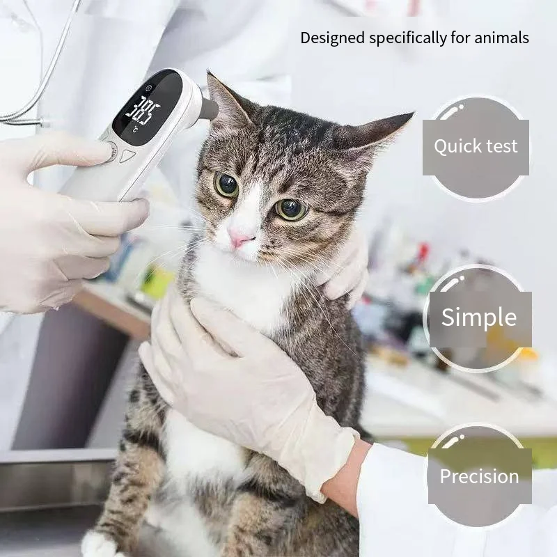 Portable Fast Reading Digital Pet Thermometer Veterinary Electronic Thermometer For All Farm Animals & Pets