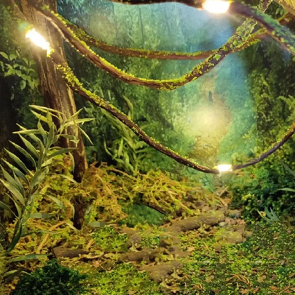 Jaula en miniatura de vegetación de caña, grupo de hierba de hoja larga, materiales de escena militar para hacer modelos Diy/micropaisaje/Diorama, 1 caja