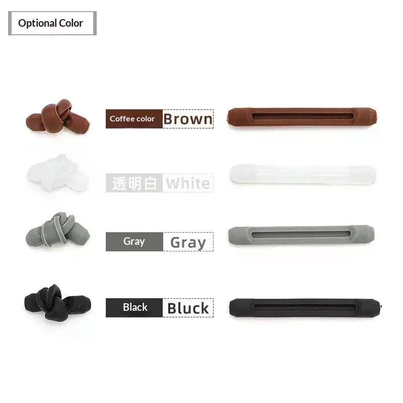 5Pairs Silicone Glasses Anti-slip Sleeves Temple Tip Holder Eyeglasses Grip Anti Slip Ear Hook