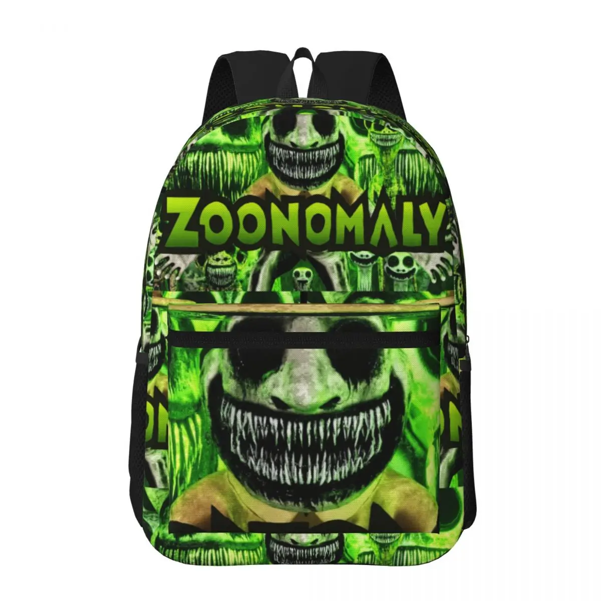 ZOONOMALY-theme Cartoo Backpack For Girls Boys Fashionable, fully printed, and comfortable student backpack.