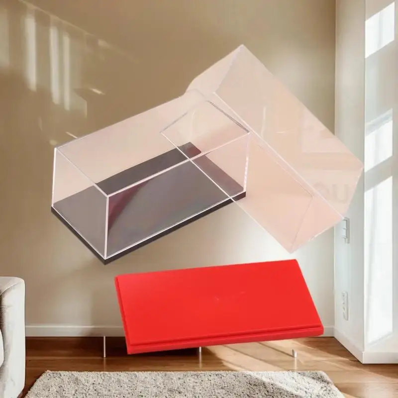 1Pcs Lucid Acrylic Organizer Box Efficient 1/43 Diecast Model Vehicle Display Case DIY Dust Preventive Storage Rack