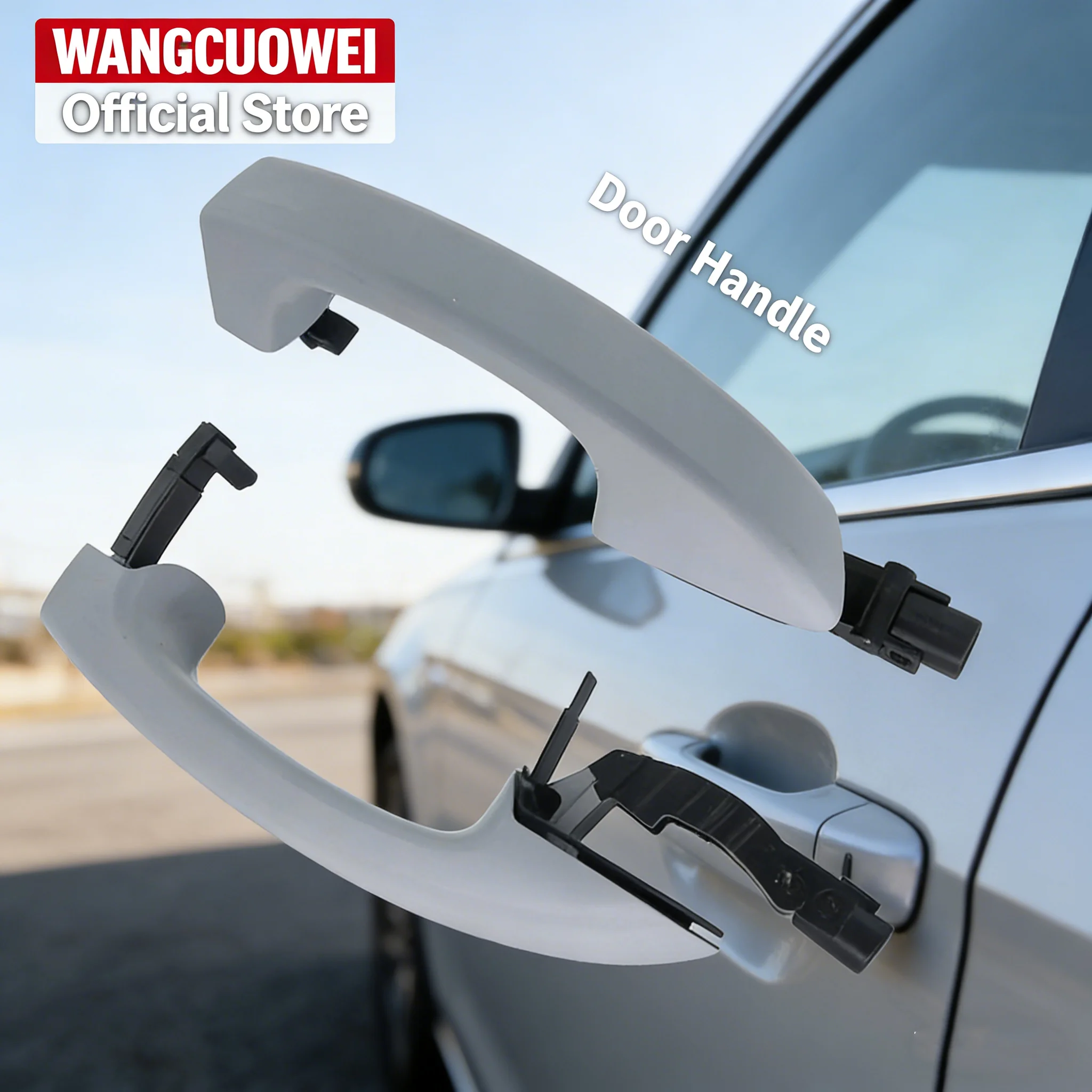 

7P6837205G 7P6837206G 7P6837205D 7P6837206D Left Or Right Side Exterior Door Handle For Volkswagen Touareg 2011-2017