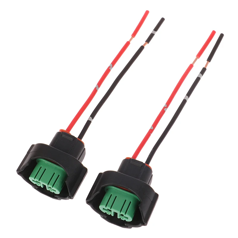 New 2Pcs H11 Female Connector Adapter Wiring Harness Socket Car Cable Plug Adapter for Foglight Head Light