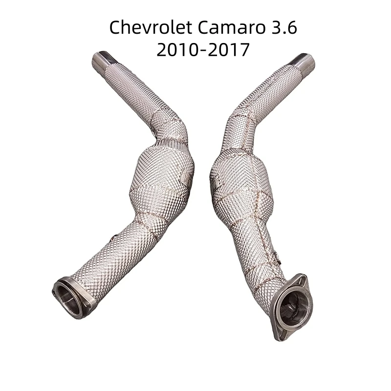 Downpipe used for Chevrolet Camaro 3.6 2010-2017 High Performance Stainless Steel Downpipe with catalyst Exhaust Downpipe