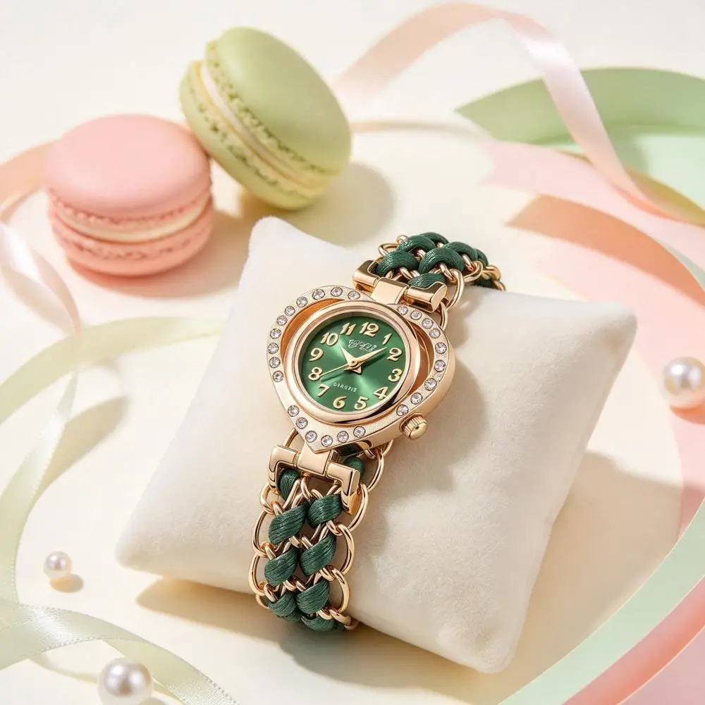 1pc Latest Elegant and Sweet Style Women's Quartz Watch Suitable for Wearing in Various Occasions
