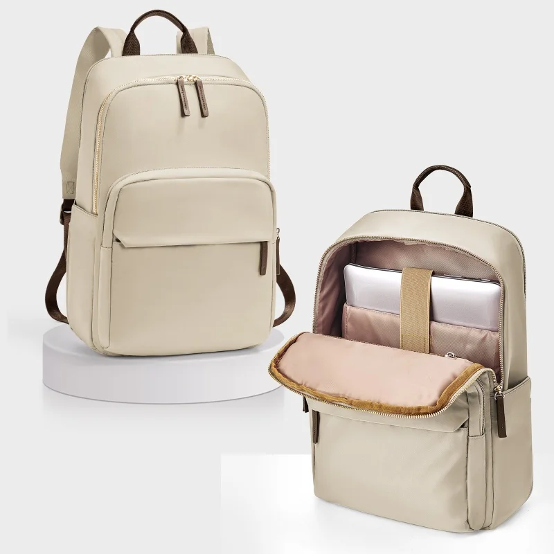 

﻿ New Simple Large Capacity Backpack Women Travel Business Teacher Backpack Laptop Shoulder Bag Girl School Student Backpack P