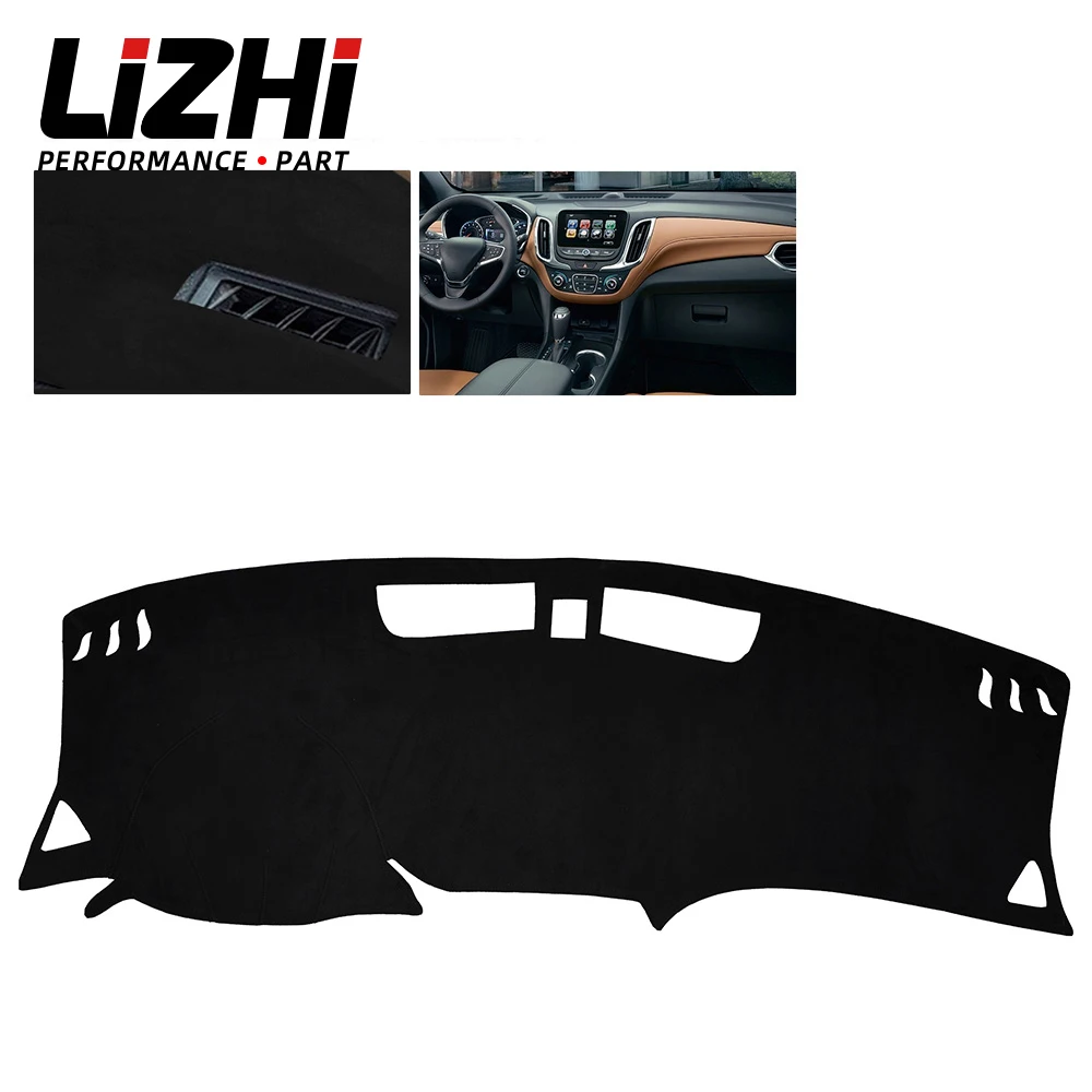 Dash Board Dashboard Cover Mat Sun Protective Pad Sunshade Carpet Dashmat Left Hand Drive For 18-20 Chevrolet Equinox SUV