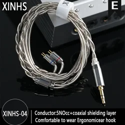 XINHS 5N UPOCC HiFi IEM Cable Earphone Upgrade Wire 0.78 2Pin for YDX CHU II FuDU F1Pro ZERO HOLA Cadenza Forteza EW200
