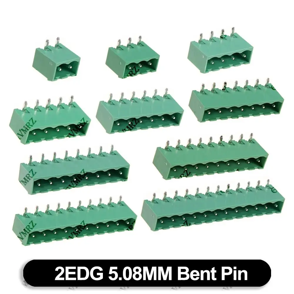 5PCS 2 3 4 5 3 4 5 6  PIN KF2EDG 2-6 PIN Plug-in Seal PCB Plug-in Terminal Block 5.08mm Male Header Wire Connector 2EDG 7 8 9