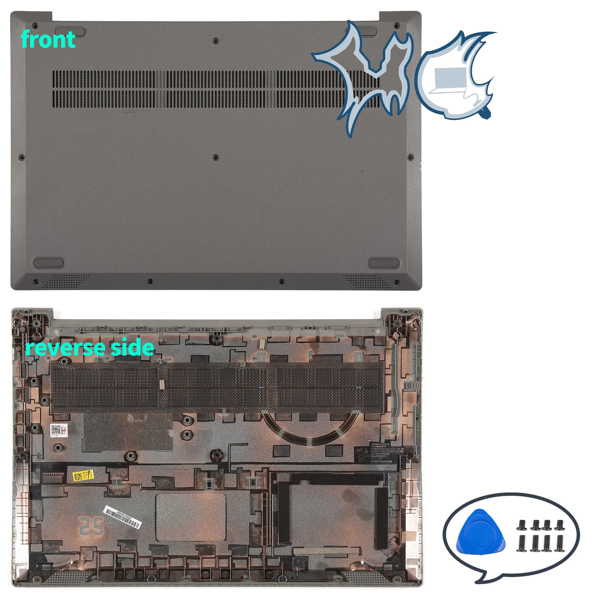 Imagem -04 - Caixa do Portátil para Ideapad Tampa Traseira Moldura Inferior Lcd S14515 340c-15 S145-15iwl S145-15iil S145-15api S145-15igm Case da