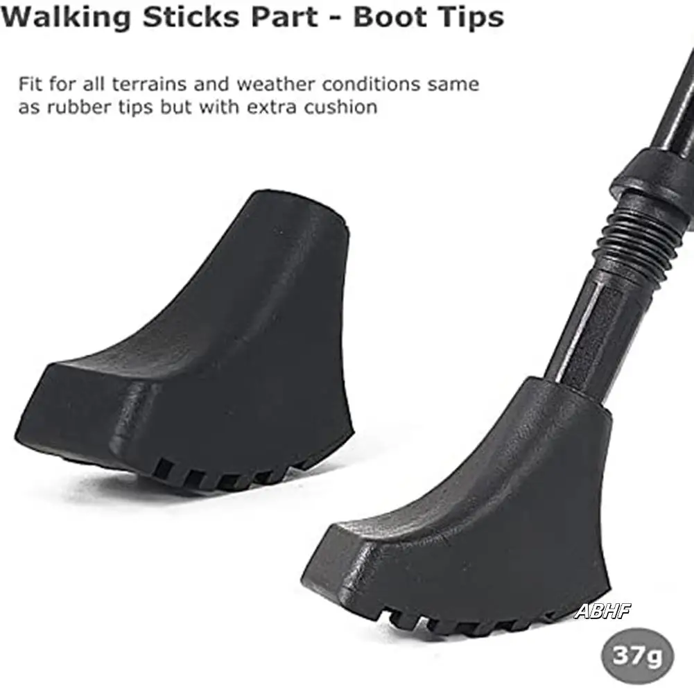 

10 Pcs Walking Stick Tips Rubber Trekking Pole Tips Replacement- Rubber Feet For Hiking Poles, Walking Sticks