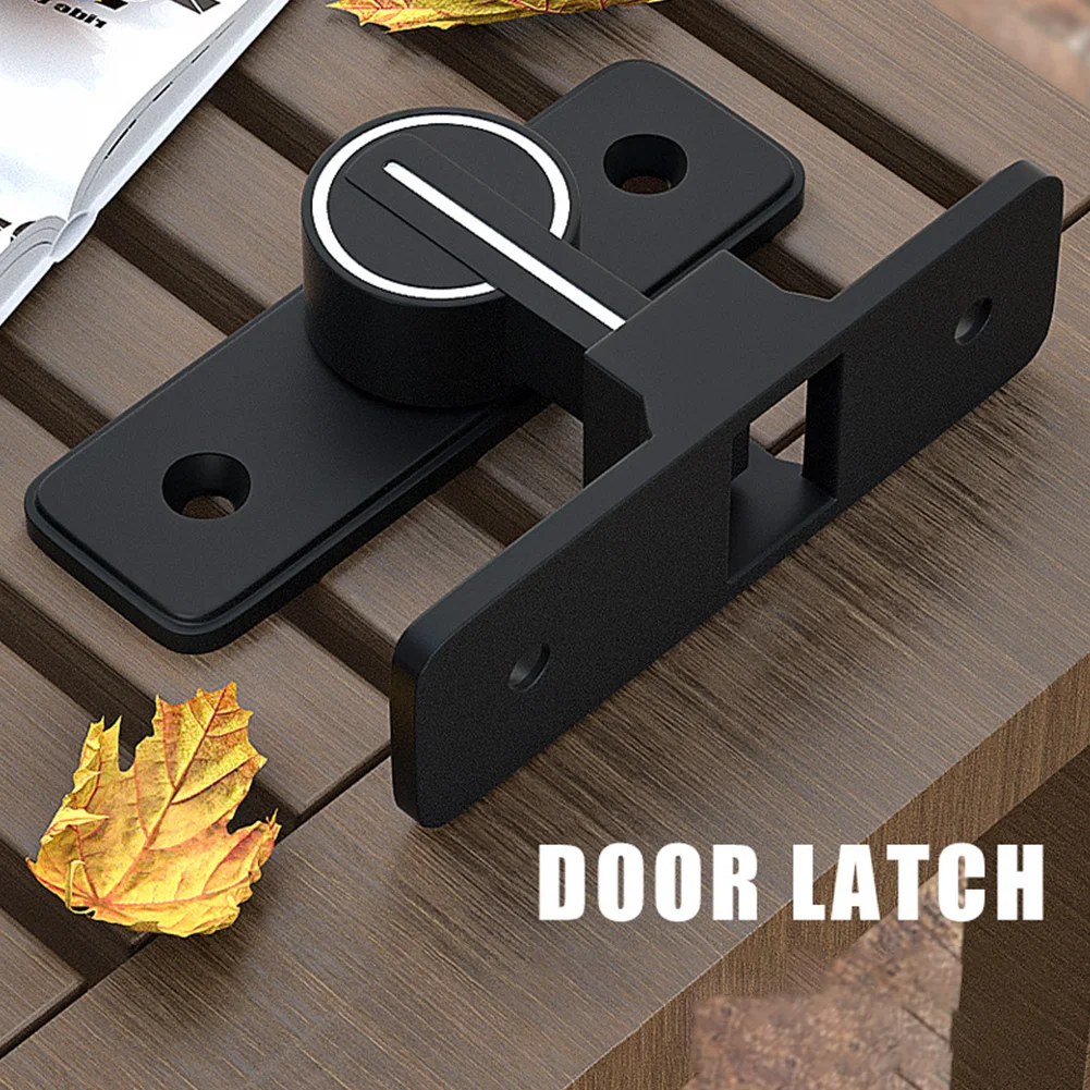 Luminous Barn Door Lock 90 Degree Flip Door Latch Heavy Duty Safety Door Bolt Latch Lock Zinc Alloy for Bathroom Garage Window