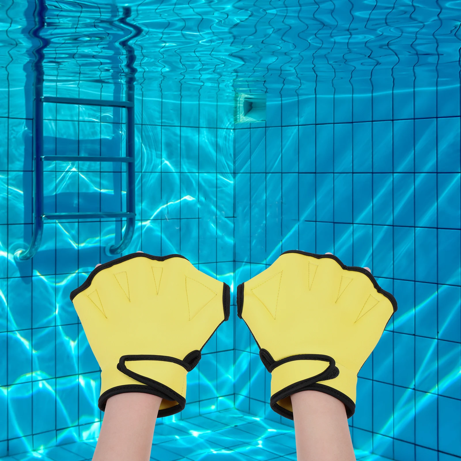 

Swim Gloves Water Proof Diving Auxiliary Adult Pool H Cover Mitten Training Swim Webbed Gloves Warm Nylon Anti Skid Wear
