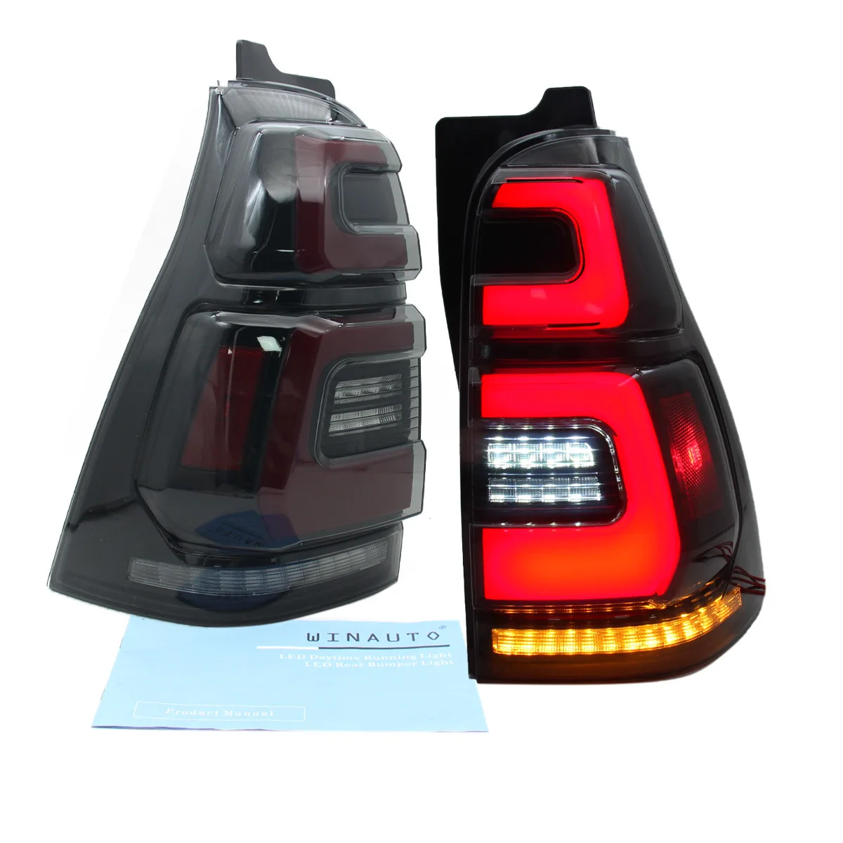 For Toyota 4RUNNER Superbar 03-09 Taillight Assembly LED Brake Turn Signal Modification Manufacturer Wholesale