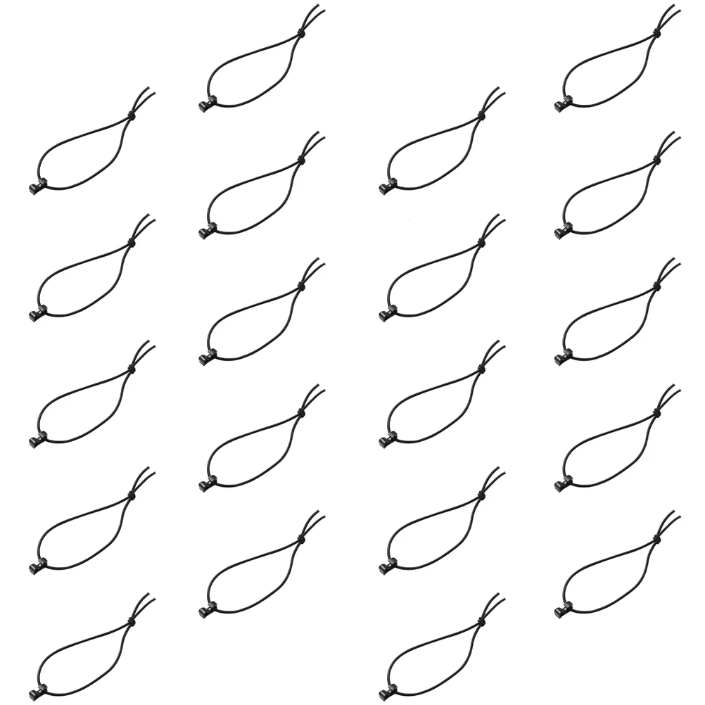

20pcs Hook Elastic String Durable Backpack Accessories Webbing Attachments Outdoor Gear Storage Management Tools Coil