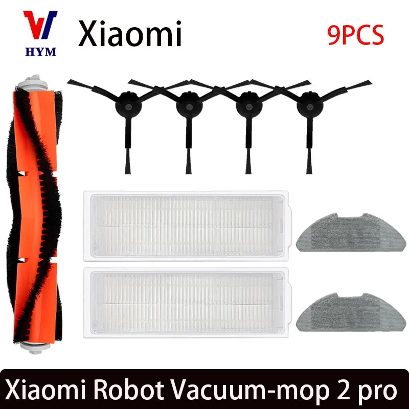 Voor Xiaomi Mi Robot Vacuüm-Mop 2 Pro/Lite MJST1SHW MJSTL Hepa Filter Mop Doek Belangrijkste Zijborstel Mijia Stofzuiger Accessoires