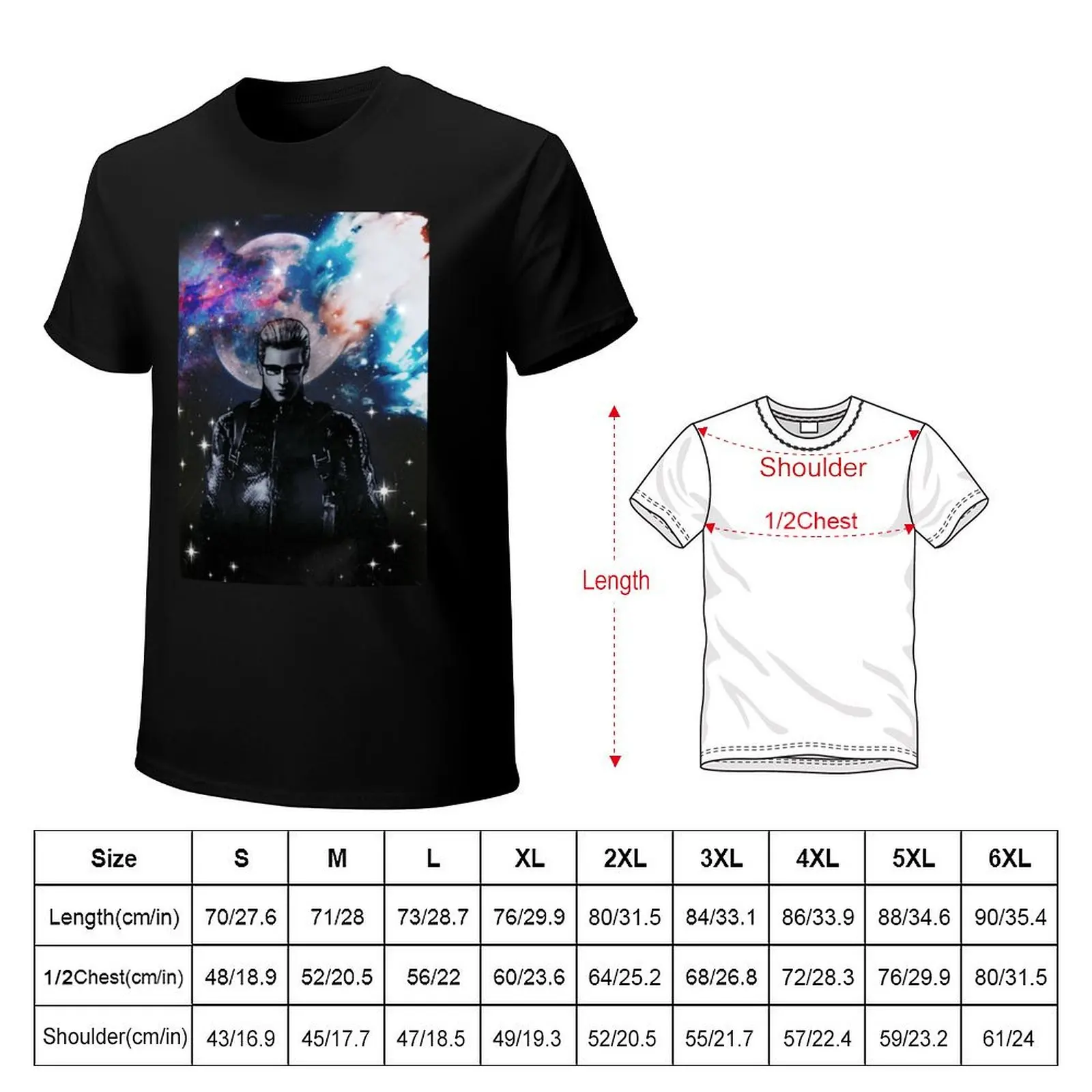 Galaxy Wesker T-Shirt Gym Wear Breathable Short Sleeve Tee
