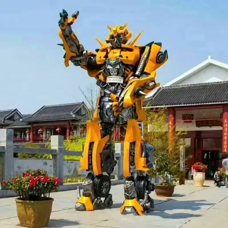 customized Real Person Wearable Bumblebee Mecha Performance Props Sun Wukong Robot Iron Man Warrior Costume Collectible Gifts