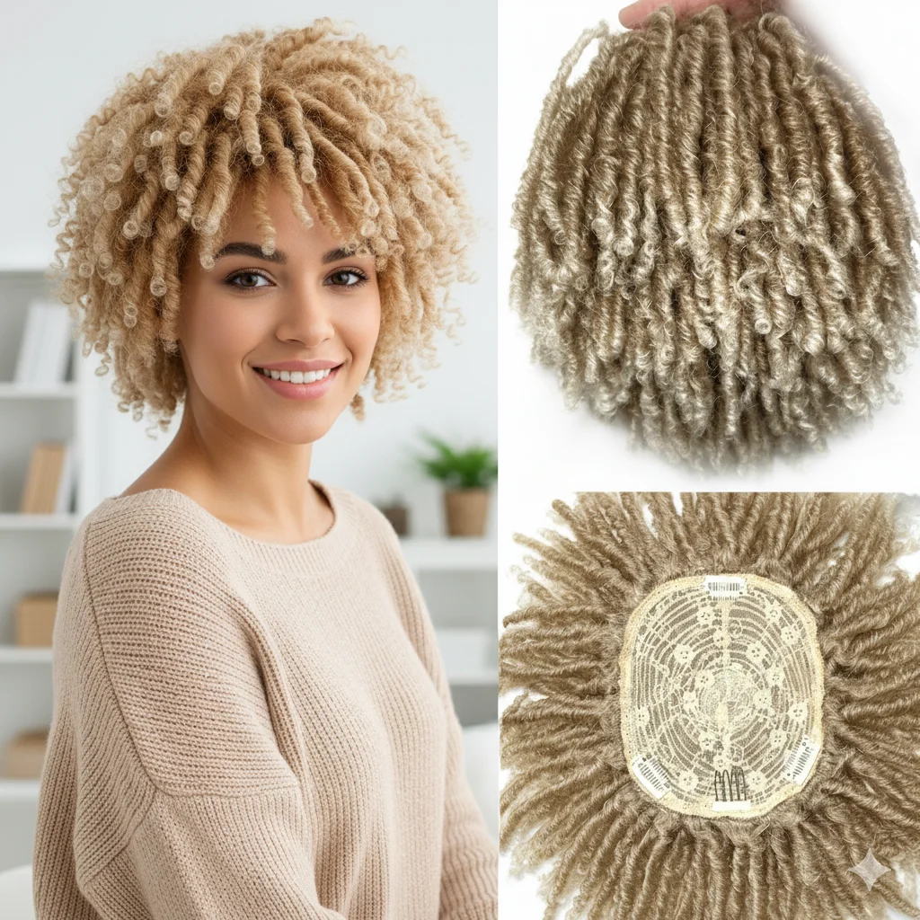 Synthetische Dreadlock-Perücke, geflochten, halbperückig, schwarz, braun, blond, grau, weiche Faux Locs, natürlicher Stil, Cosplay, Kostüm, Party, Alltag, Anime-Perücken
