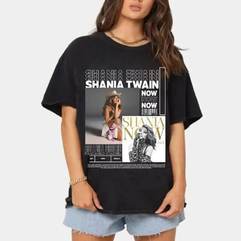 تي شيرت شانيا توين Let'S Go Girl مستوحى