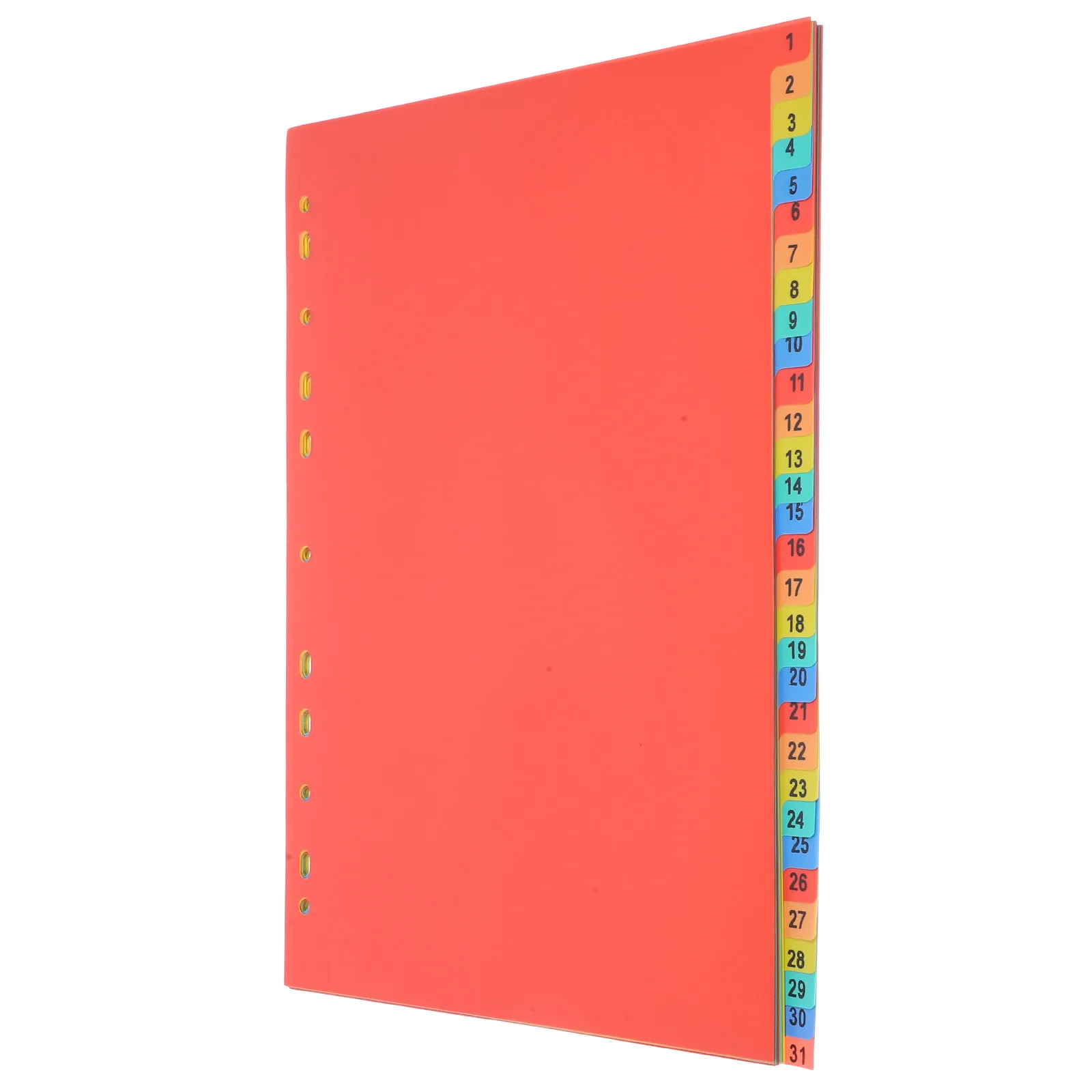 

1Set Report Document Loose-Leaf Index Divider Colored Paper Dividers Notepad Tabs Easy Organize Files Office File Management