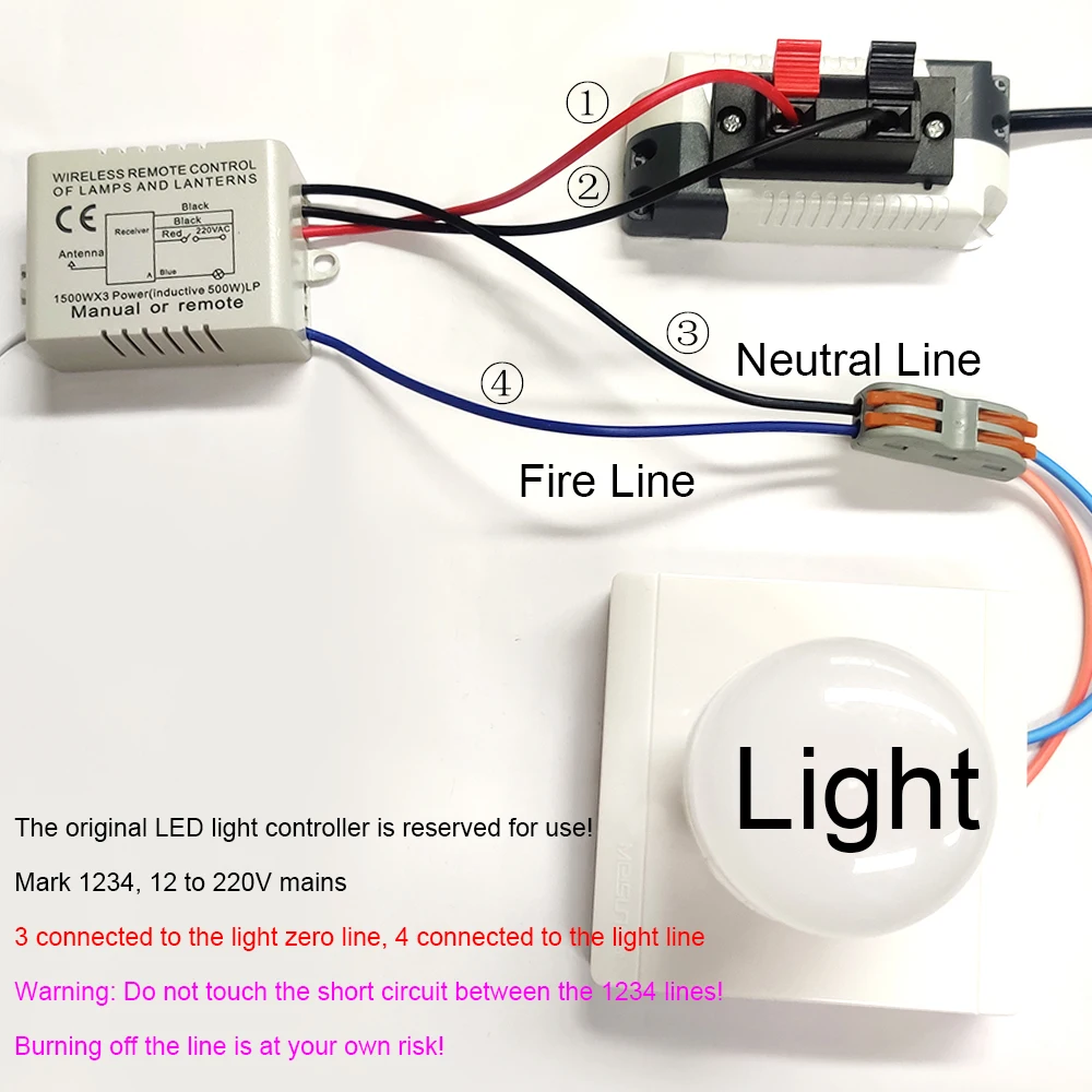 1/2/3 Way Relay AC 220V RF Digital Wireless Remote Control Switch Ceiling Fan Panel Control Switch For Light Bulb smart home