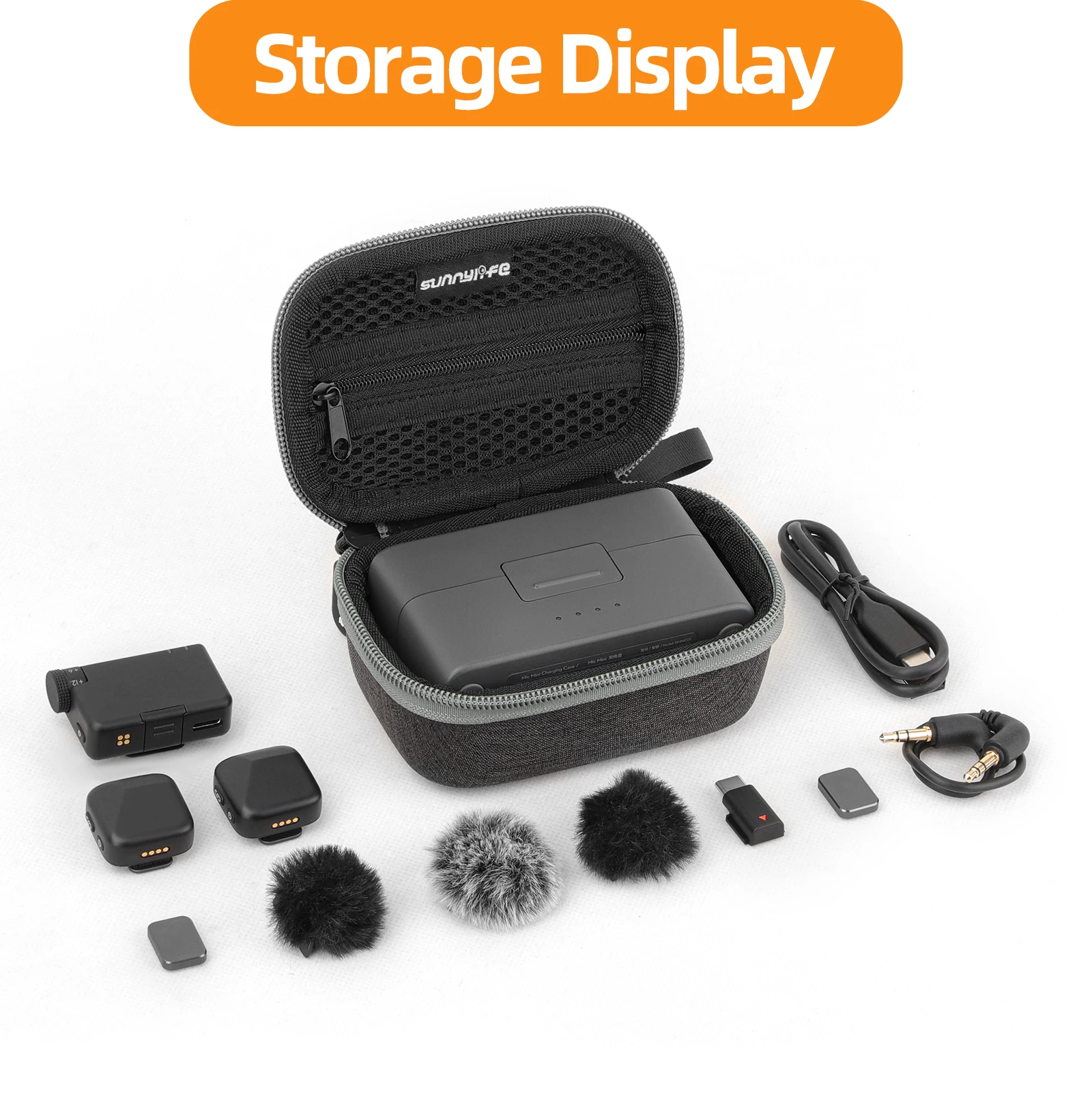 

НОВЫЙ мини-футляр для DJI Mic, портативная сумка для хранения, уличная защитная коробка для DJI Mic 2/1, дорожная сумка для беспроводного микрофона