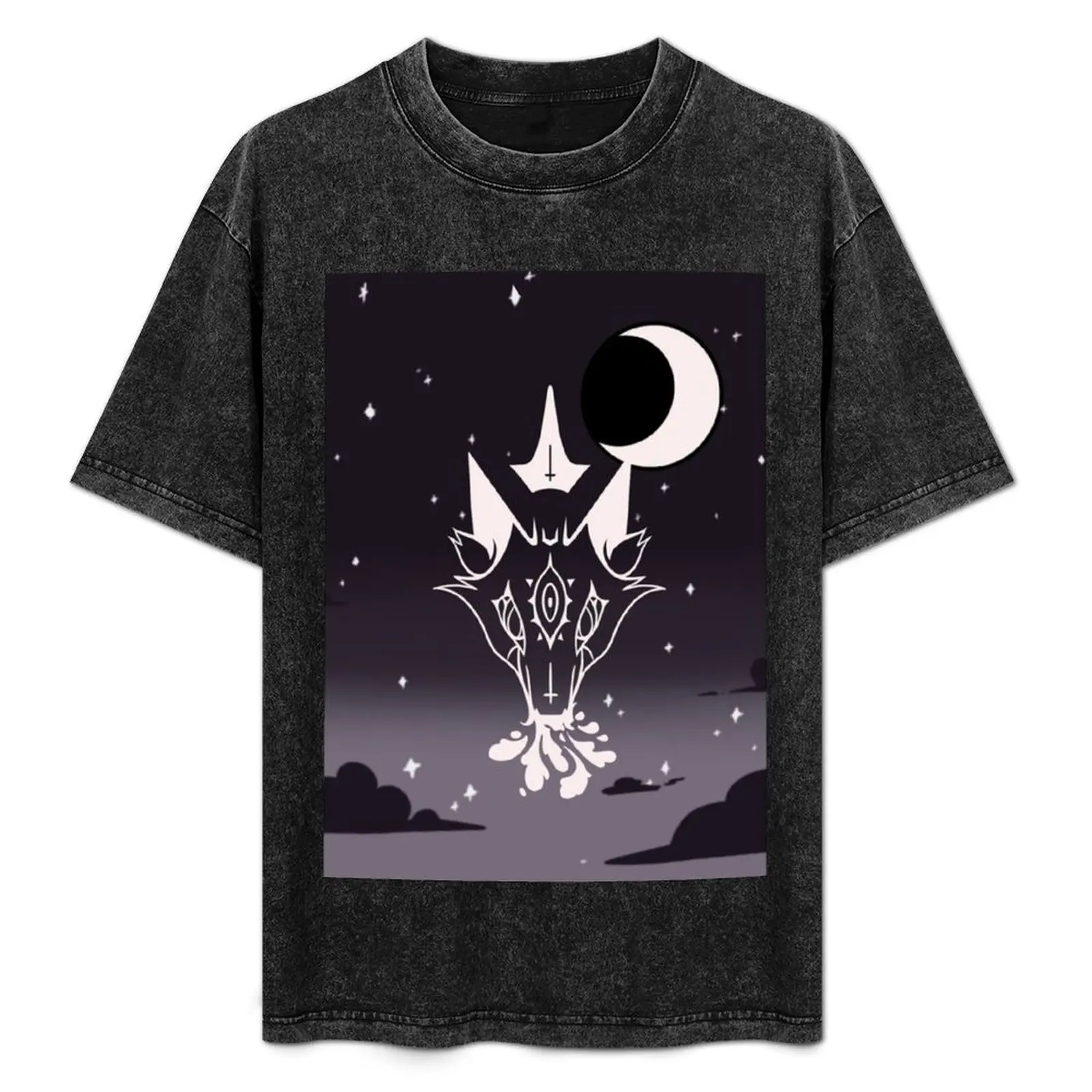 

Loona＊s Wolf Illustration T-Shirt luxury clothing labubu oversized basketball graphic tees funny gifts men t shirt