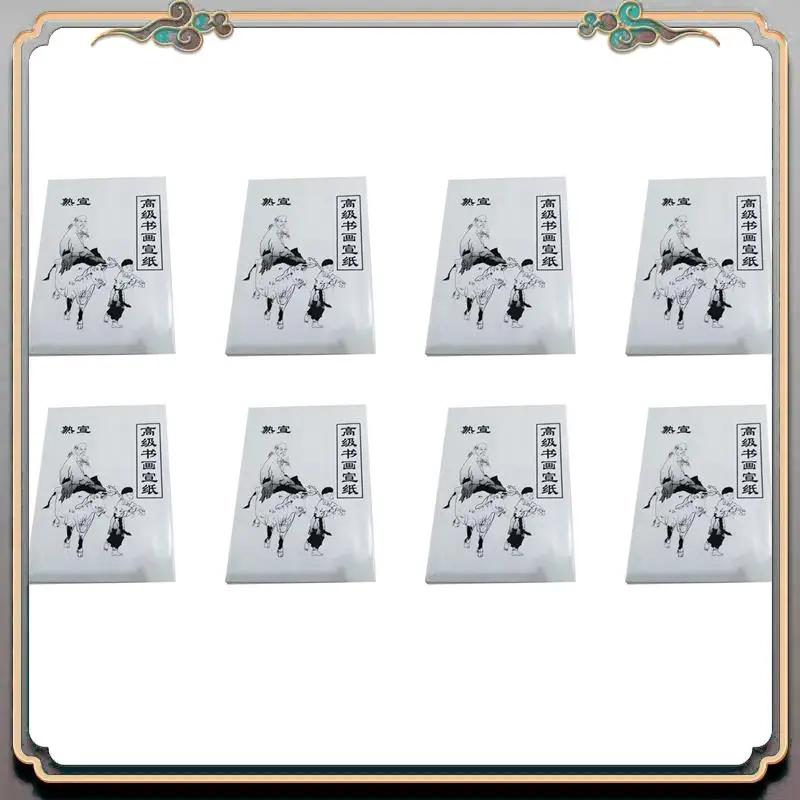 A46M-240 Sheet White Painting Paper Xuan Paper Rice Paper Chinese Painting And Calligraphy 36Cm X 25Cm