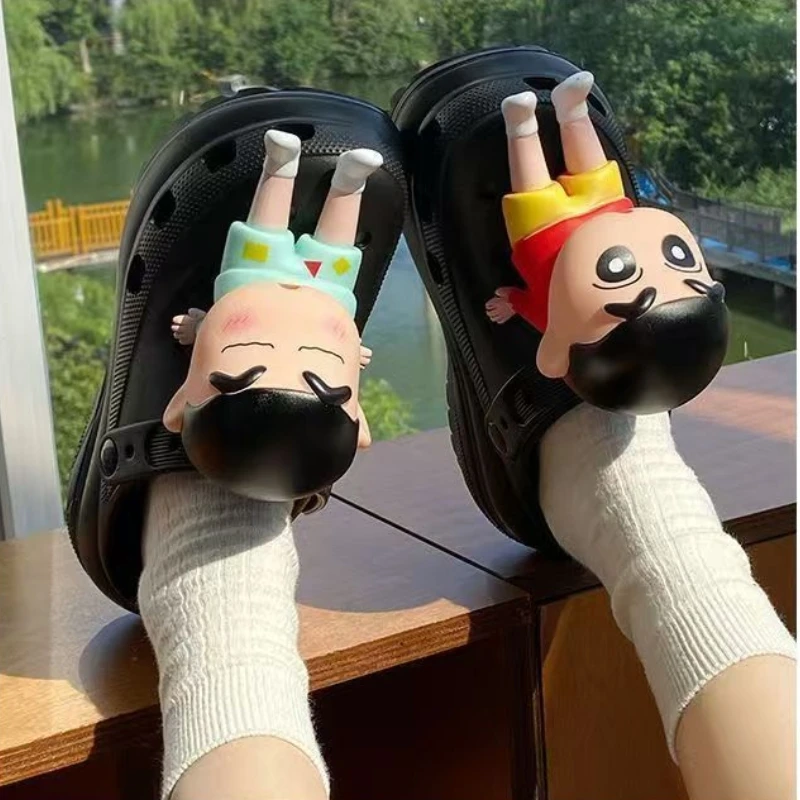 MINISO Hot Selling Super Large Cartoon Doll Character Charm Shoe Flower Accessories Men and Women Summer Fashion 3D Shoe Buckle