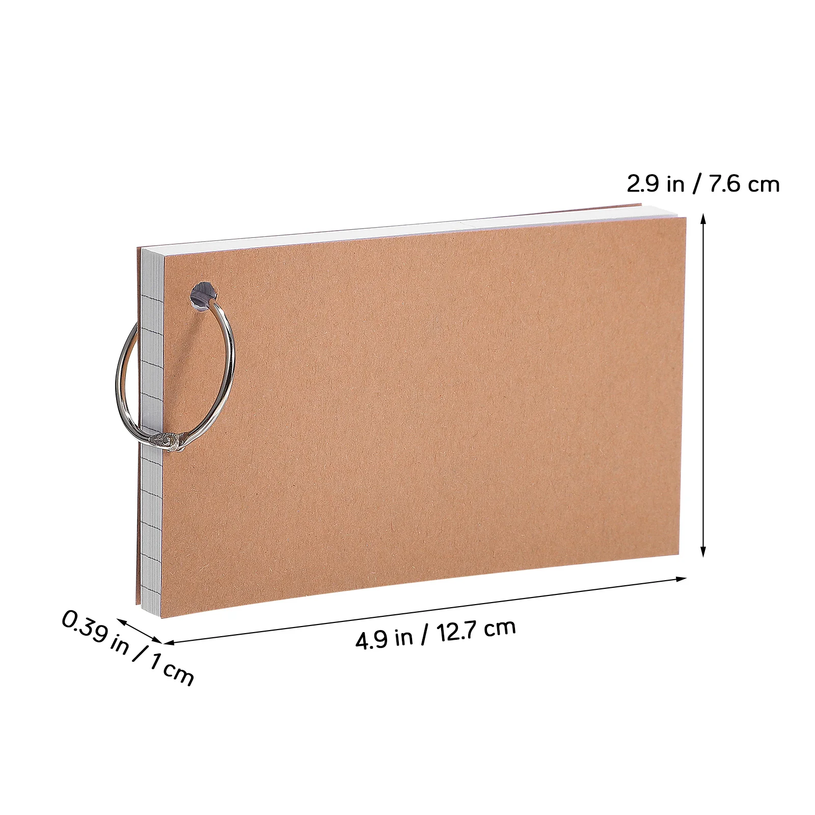 Loose Book Flash Cards for Studying with Rings Index on Note Flashcards Dividers