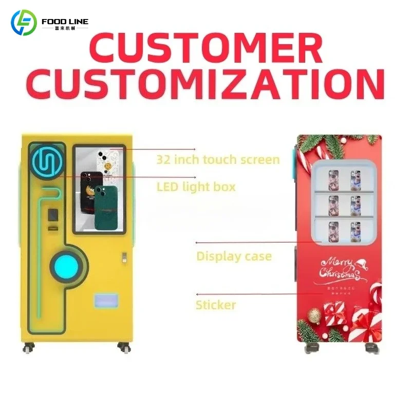 Self Service Unmanned Vending Machine Support Pattern DIY Phone Case Making wholesale price