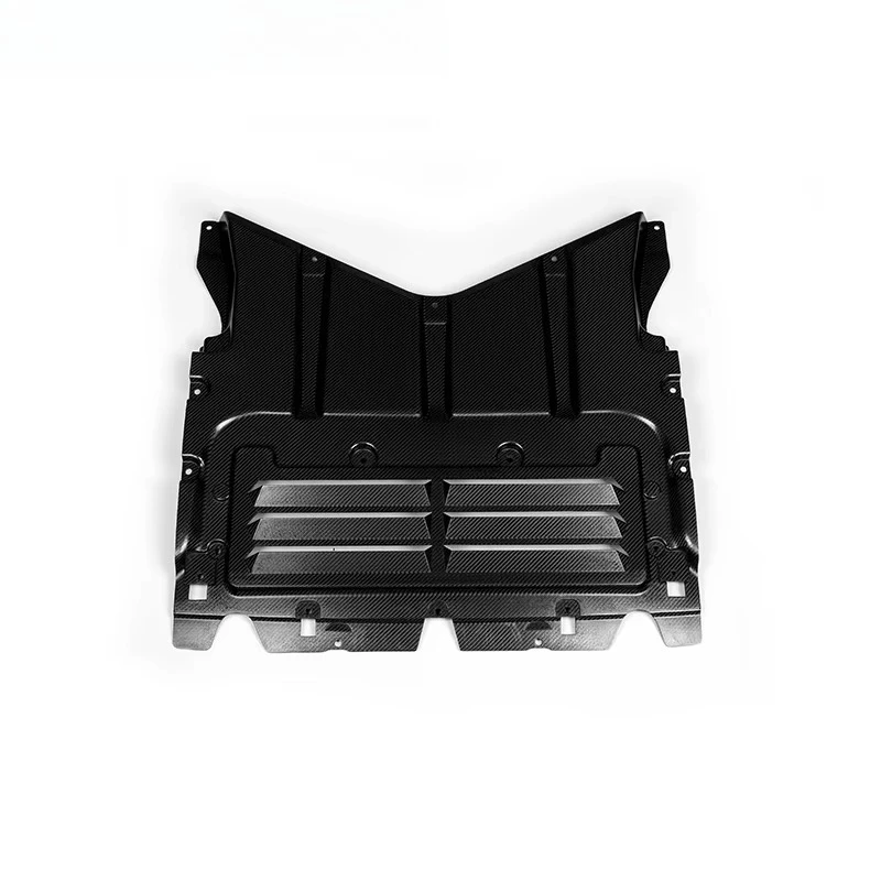 

For 2024+ G90 G99 M5 Prepreg Dry Carbon Fiber Skit Plate Oil Cooler Skid Plate Car Engine Lower Guard Plate