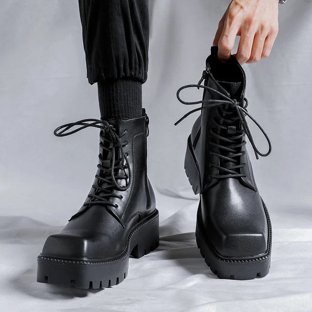 Mens platform boots for sale hotsell